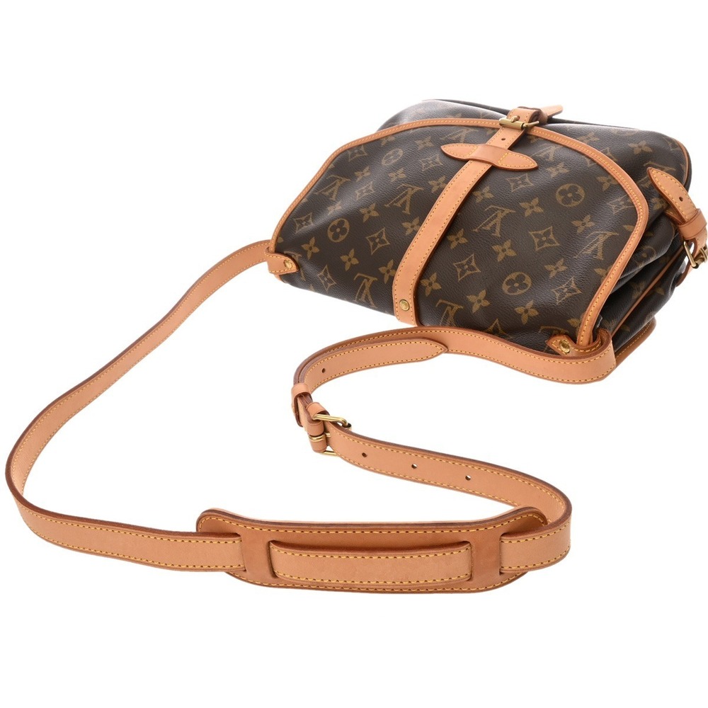 Louis Vuitton Saumur Canvas Monogram Brown Shoulder Bag - Picture 3 of 10